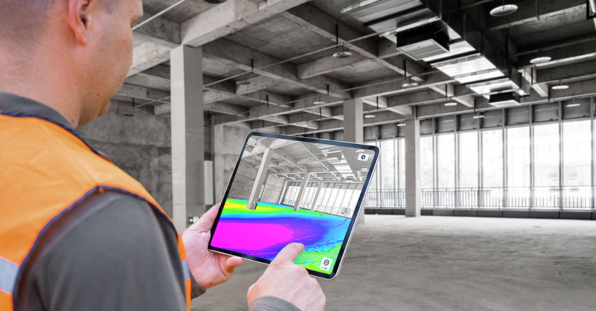 FARO Flatness Check App: Augmented Reality for Concrete Experts